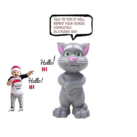 Talking Tom Intelligent Mimicking Toys Kids With Mouth Recording | Story, Music & Touch